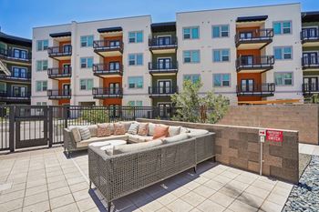 Resort-style pool deck